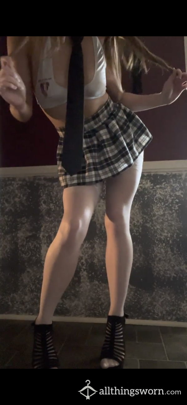 Modeling Hustlers School Girl Outfit