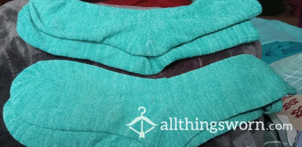 I Love These Turquoise Boot Socks!