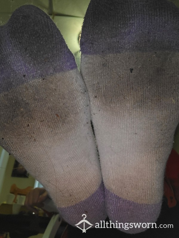 Incredibly Stinky Dirty Socks Worn Saturday To Saturday, 8 Days!