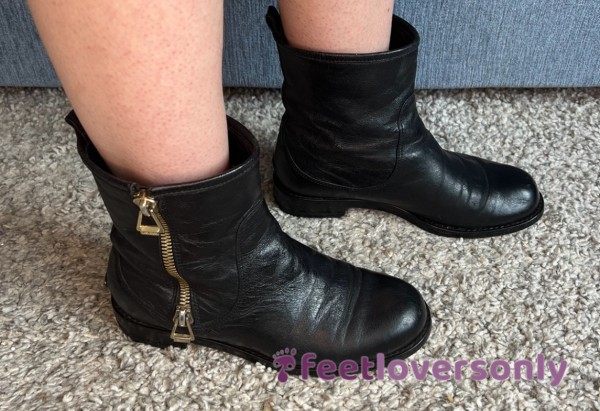 Jimmy Choo Sexy Black Boots Size 37/4,5uk/6us. Free Nylon Socks With Purchase.
