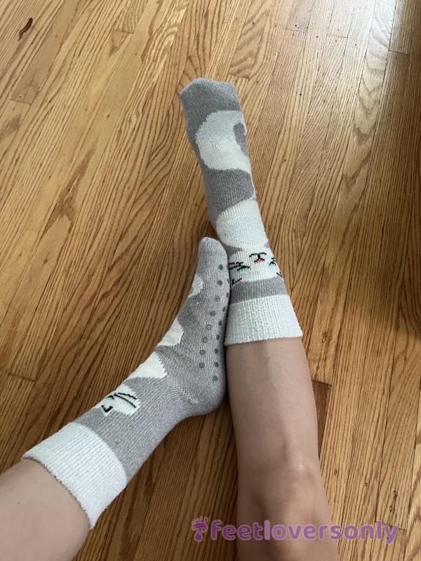 Kitty Slipper Socks!