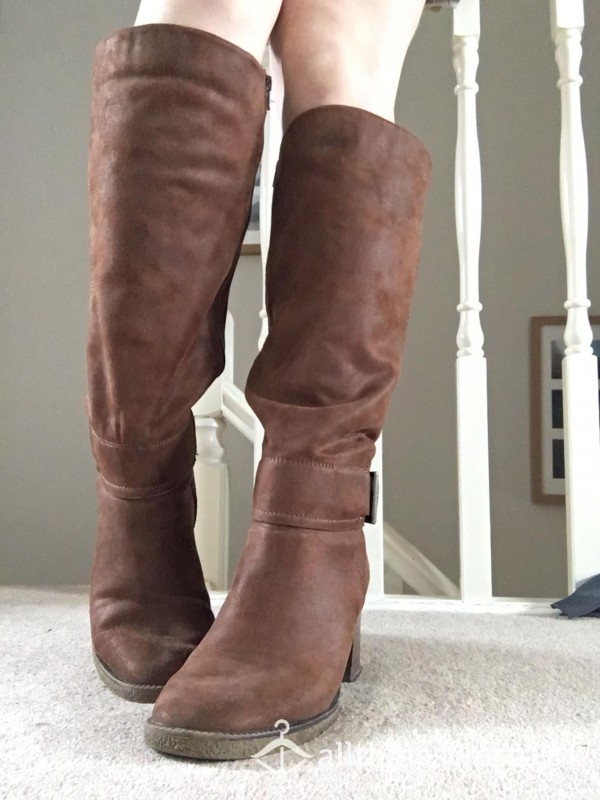 Knee High Brown Boots