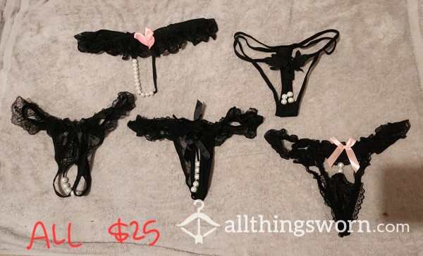 Lacey Pearl Thongs!