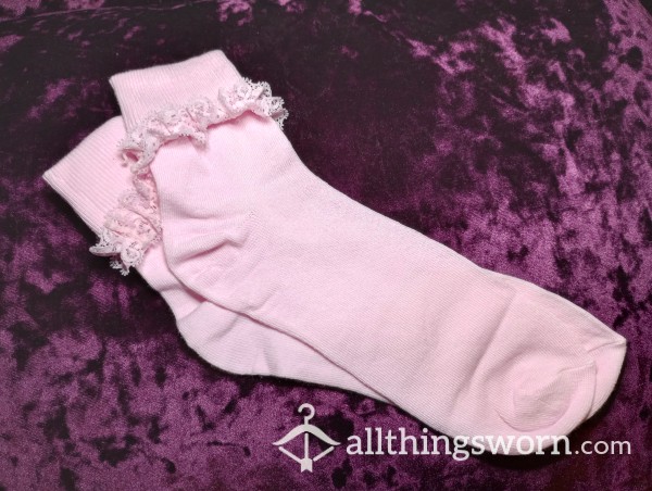 Lacey Pink Socks ✨💖 Custom Wear