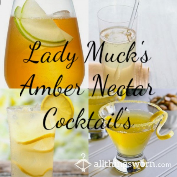 Lady Muck's Amber Nectar Cocktail Menu