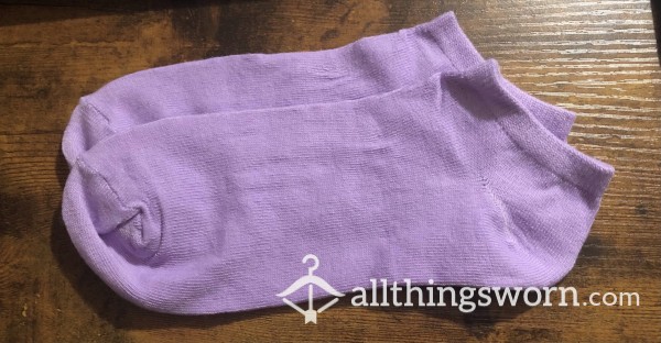 Lavender Ankle Socks - US Shipping Included - Custom Wears Available