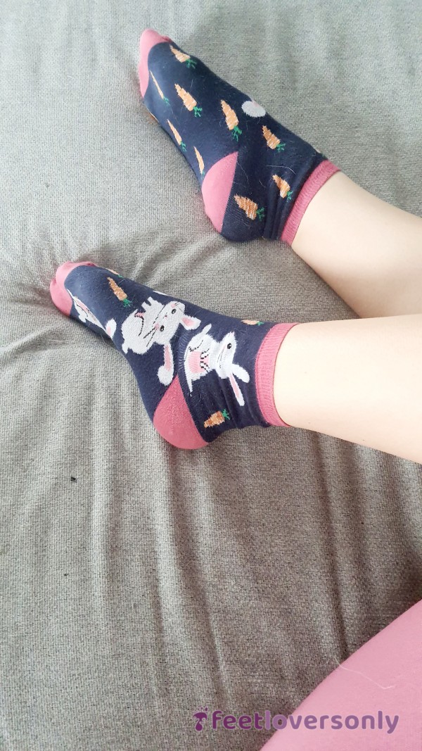 Lazy Morning Wearing My Rabbit Socks