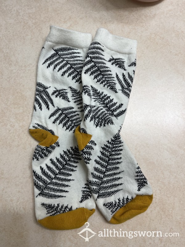 Leafy Trouser Socks