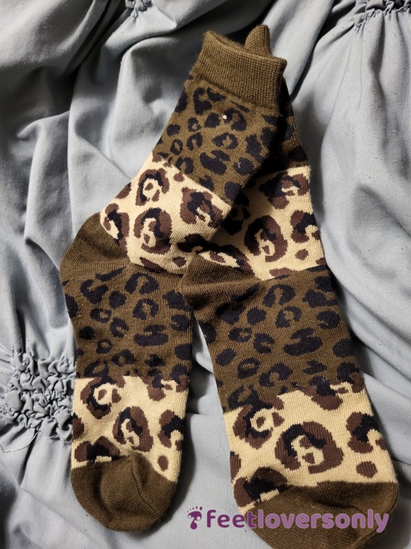 Leopard Socks Available For Wear