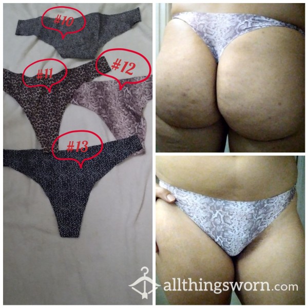 Leopard Thongs(2 For $35)