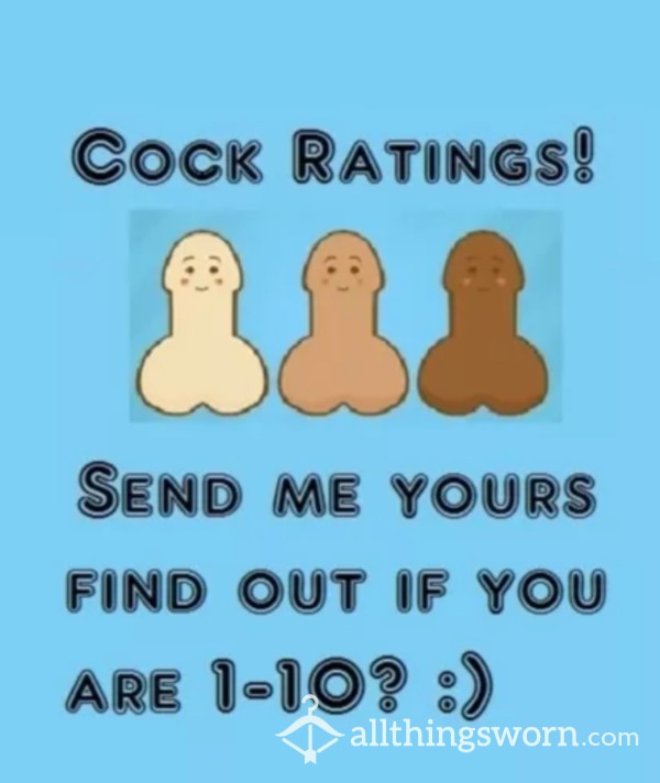 Let Me Rate Your Dick