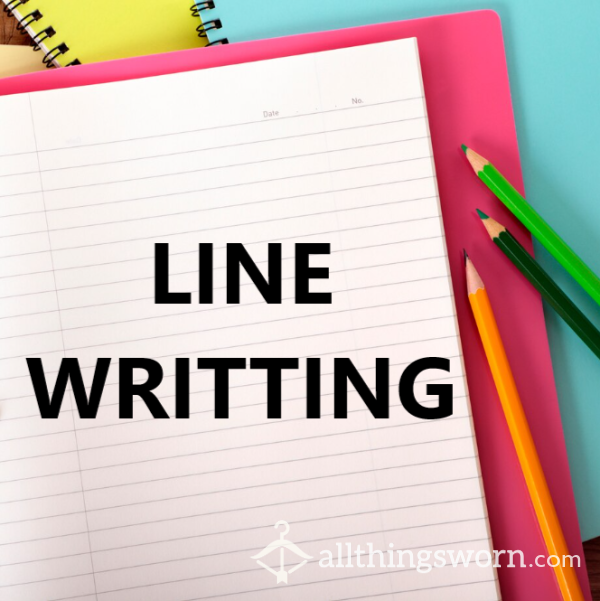 Line Writing Task