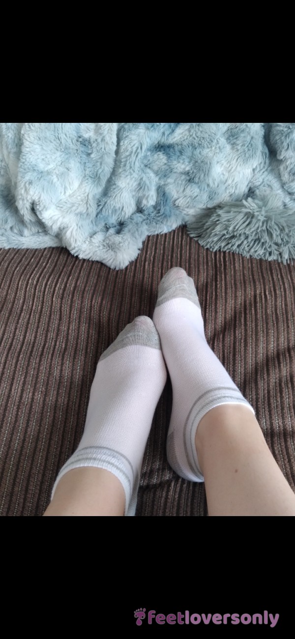 Little Grey And White Socks