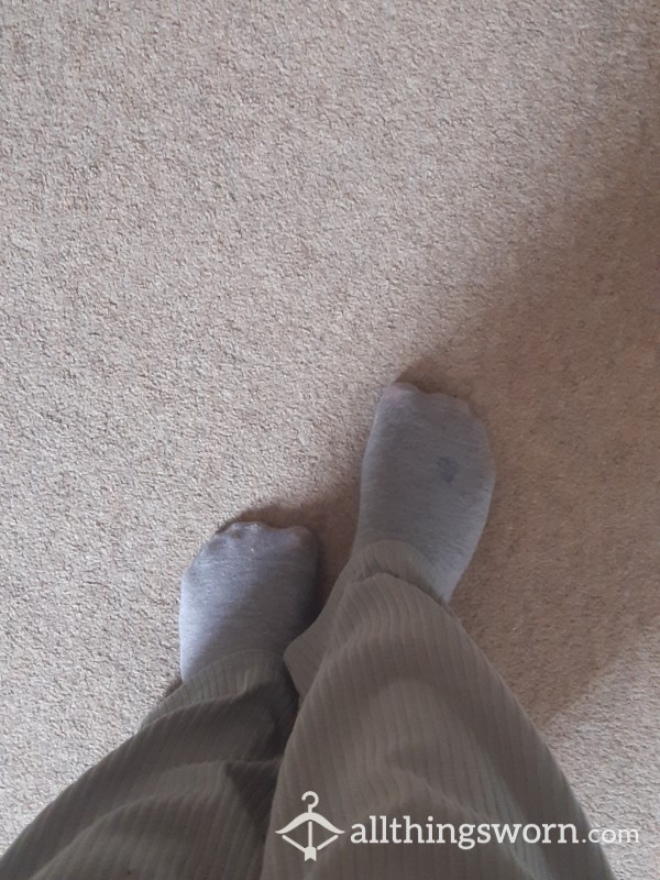 Little Grey Trainer Socks 24hrs Wear