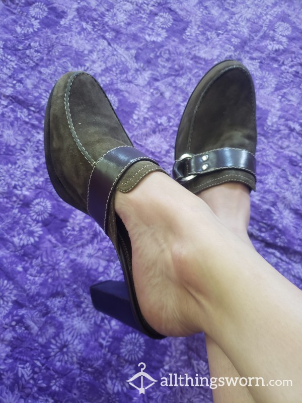 Liz Claiborne Suede Leather Heels