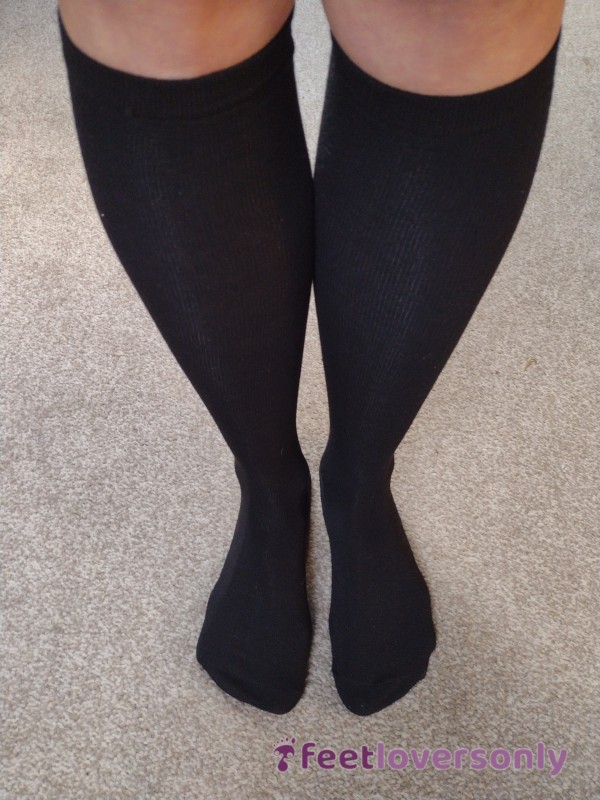 Long Black Socks Up For Grabs