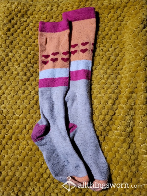 Long Heart Socks