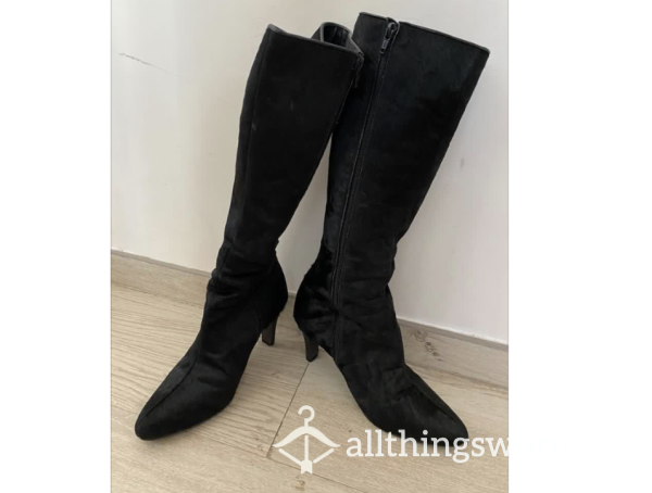 Long Leather Boots