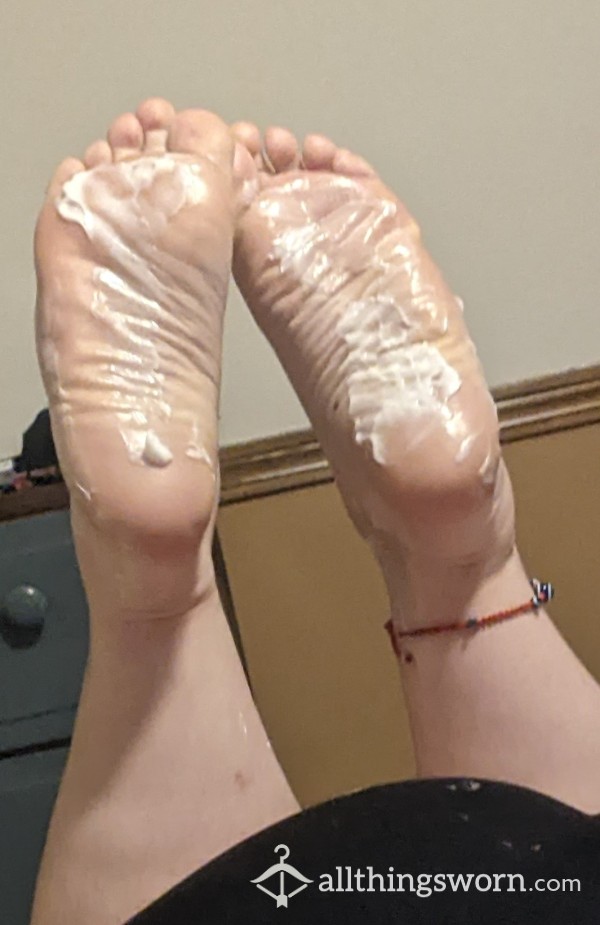 Lotion Covered Soles