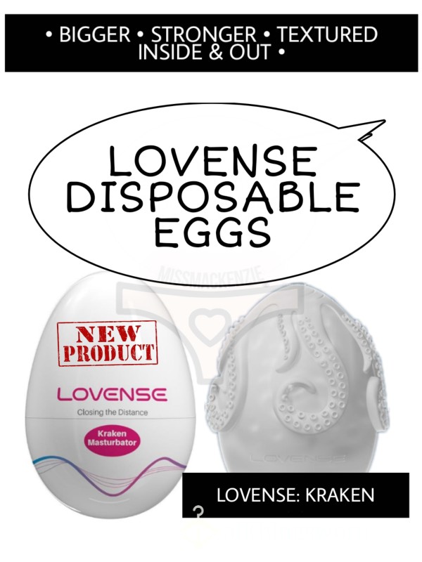 Lovense Eggs (disposable Masturbators)