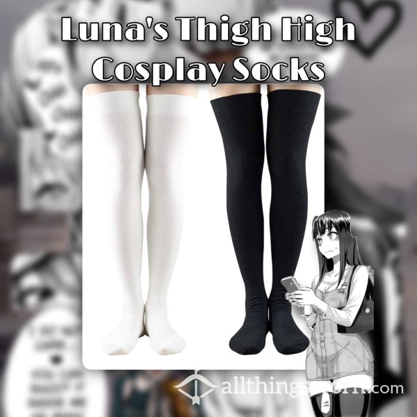 ☠️ Luna’s Thigh High Cosplay Socks 👻
