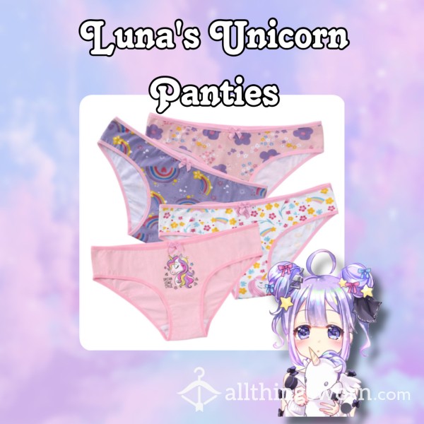 🌙 Luna’s Unicorn Panties 🦄