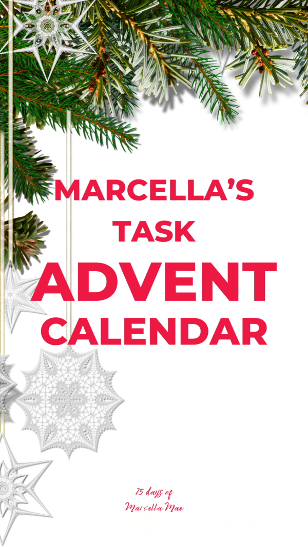 Marcella Mae’s TASK Advent Calendar