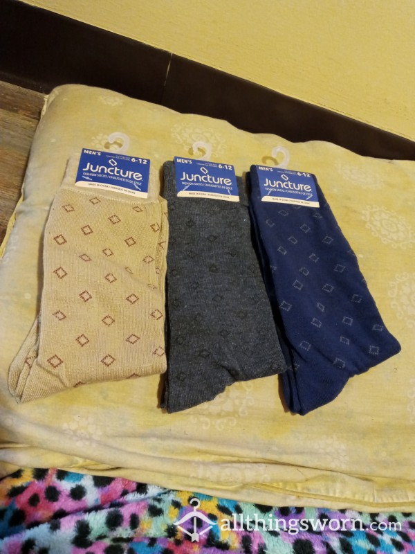 Men's Fashion Small Diamond Socks