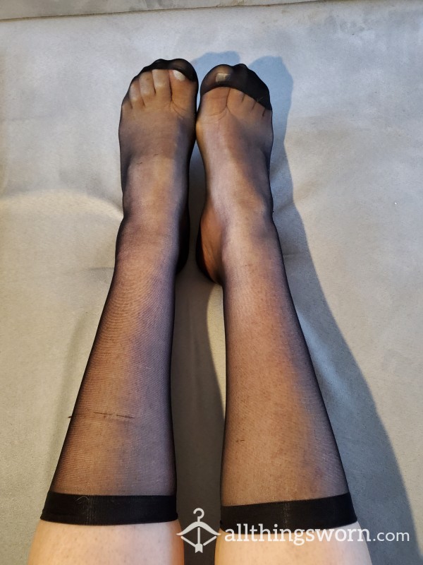 Mid Calf Pantyhose Socks