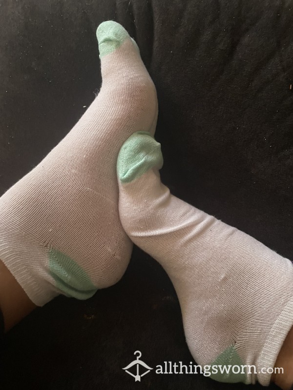 Mint Toe/Heel Socks