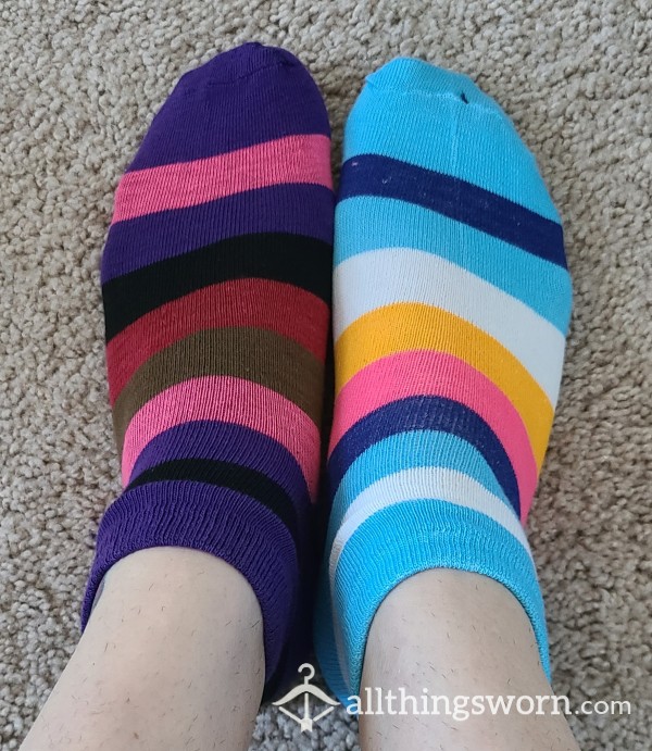 Mismatched Colorful Ankle Socks