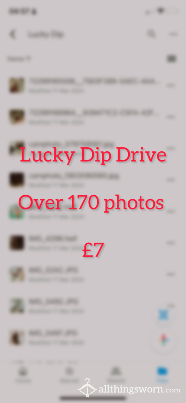 Mistress’ Lucky Dip Drive