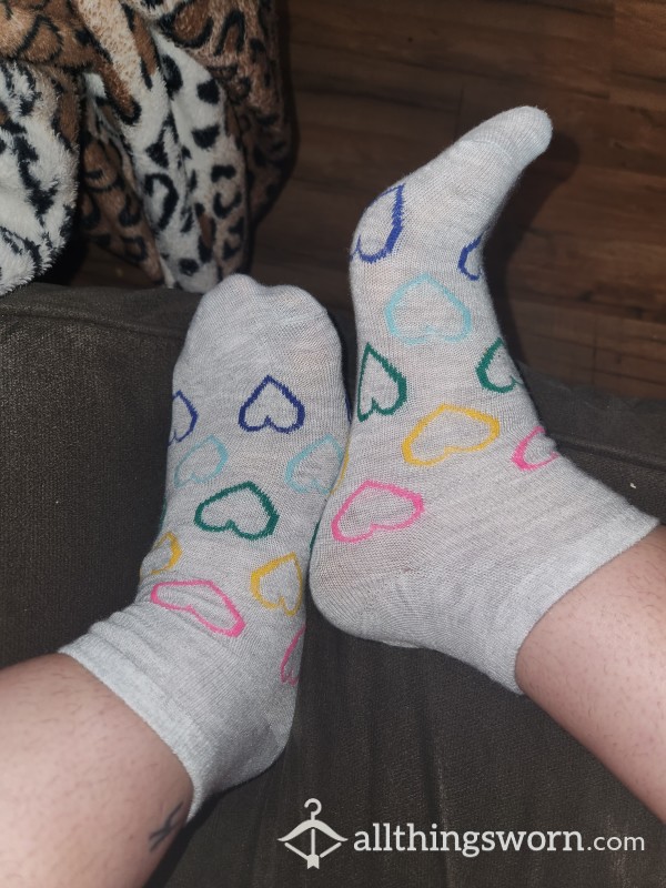 Multicolor Heart Socks!!