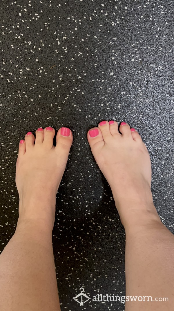 My Bare Feet At The Sauna
