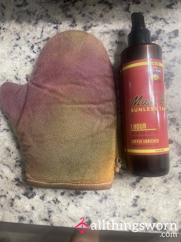 My Bronzing Self Tan Glove Used For Months