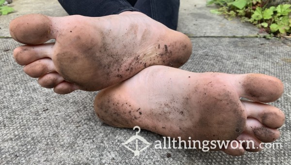 My Feet After A Hard Days Gardening...