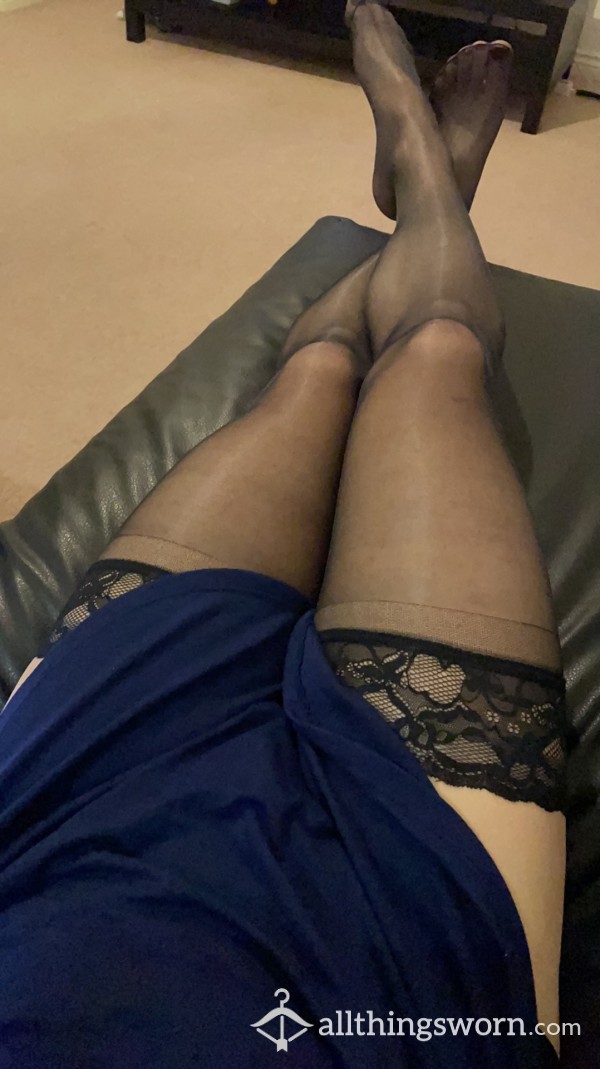 My Legs In Stockings And Hold Ups 10 Pics