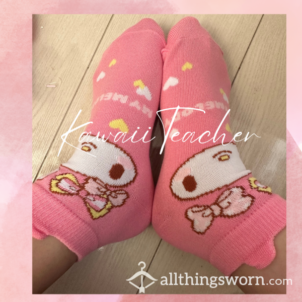🥰SOLD🥰My Melody Baby Pink Cotton Socks