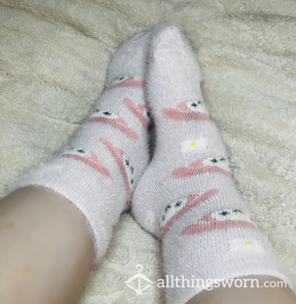 My Melody Sanrio Fuzzy Socks!