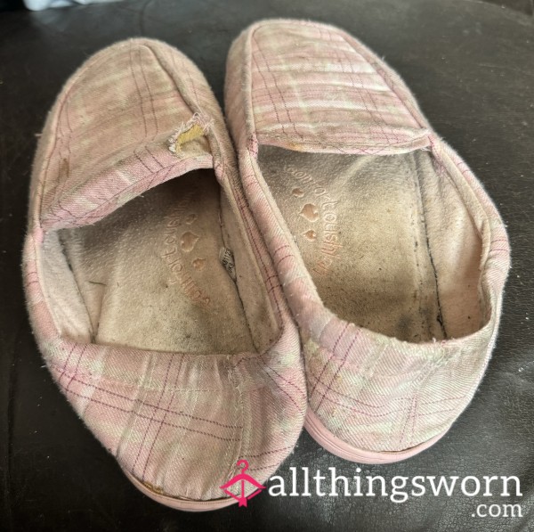 My Very Old, Very Well Worn, Torn And Dirty Slippers 😯