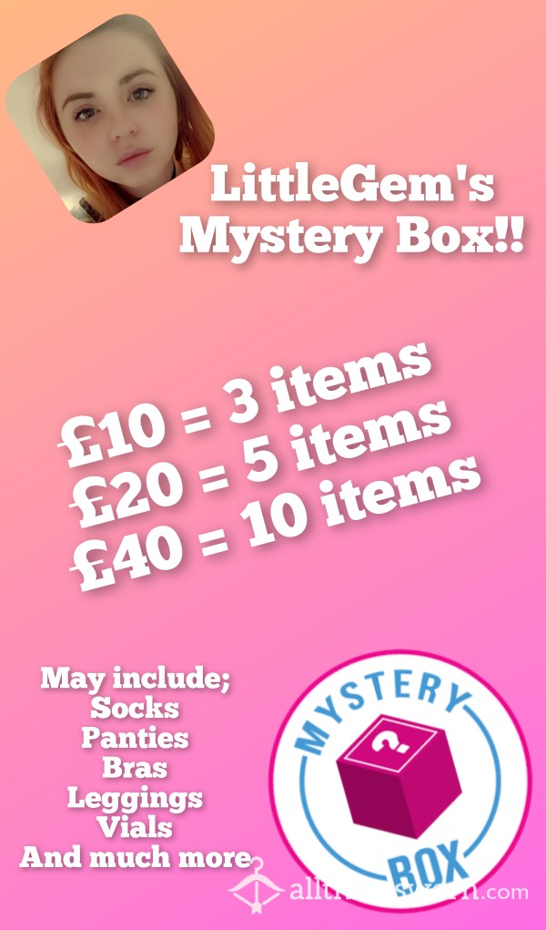 Mystery Box!🎁🩷🥰👣🍑😻