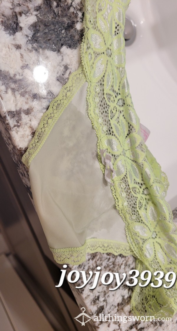 Neon Green Panties & My NOVA Makes A Creamy Mess