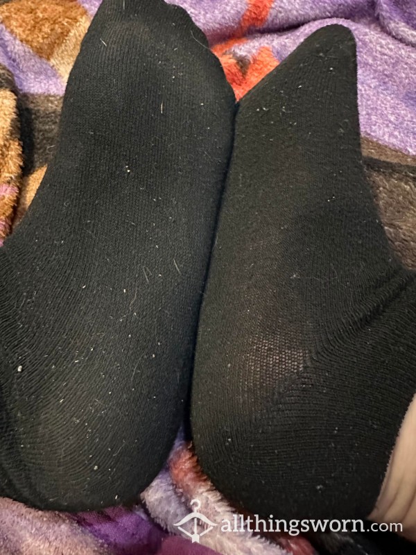 NEW BLACK ANKLE SOCK WEARABLE BY A SEXY MILF
