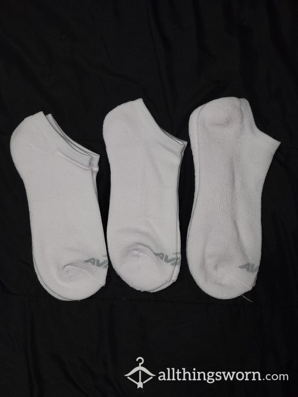 New Bright White Ankle Socks