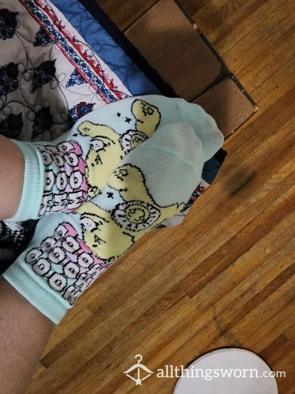 New Care Bear Socks. Worn For 24 Hrs.