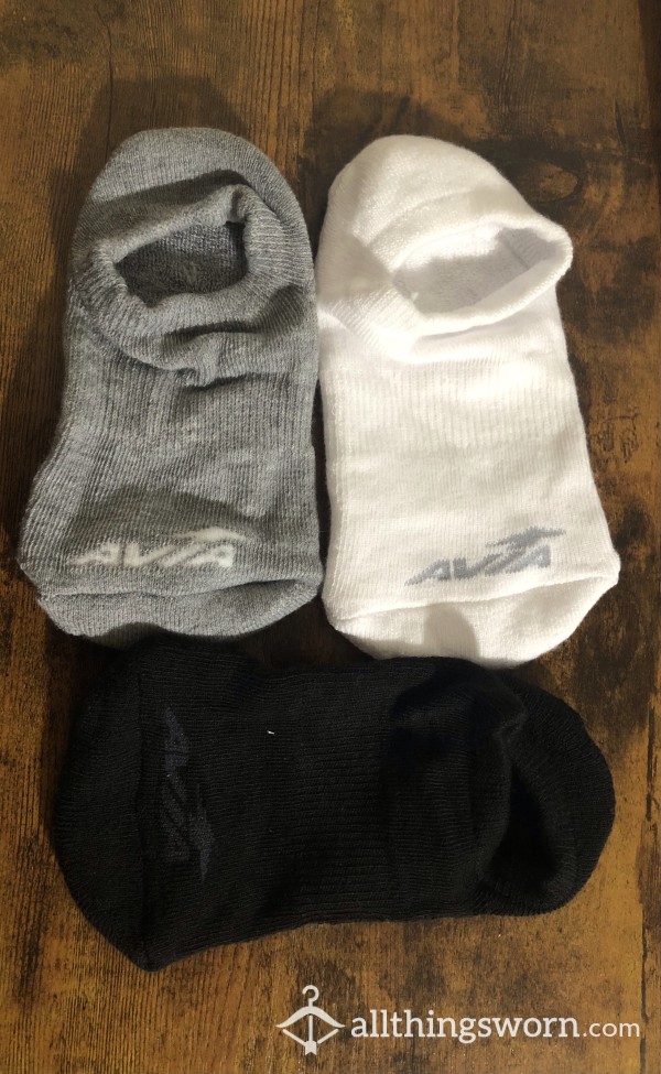 No Show Cushioned Athletic Liner Socks - Black White Gray - Includes US Shipping -