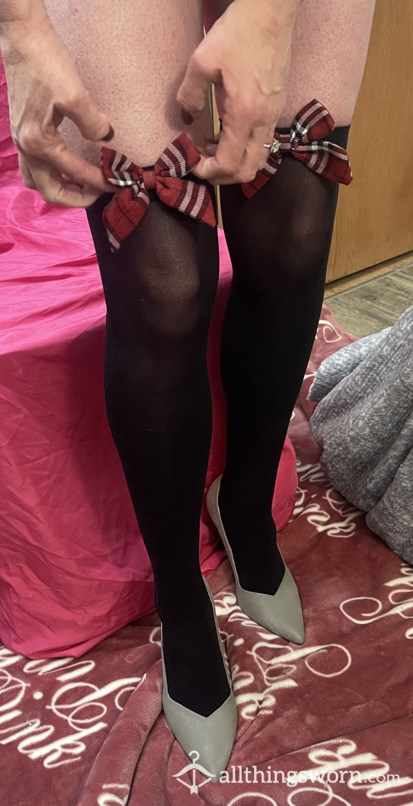 Nylons With Red Bows