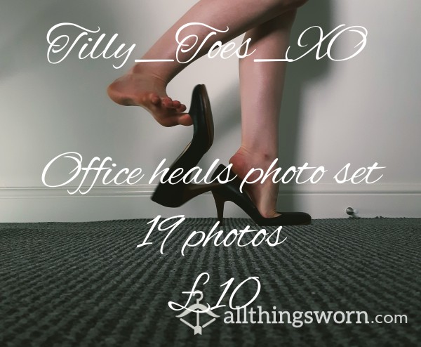 Office Heels Photo Set - 19 Photos