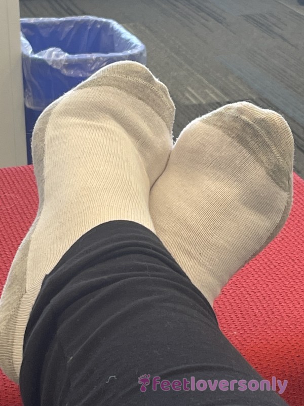 Office Work Sock Feet