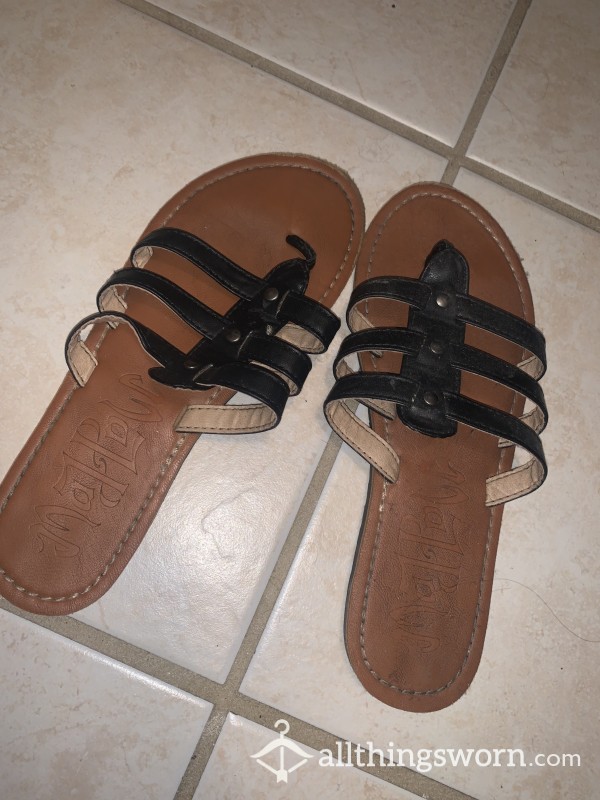 Old Black Sandals